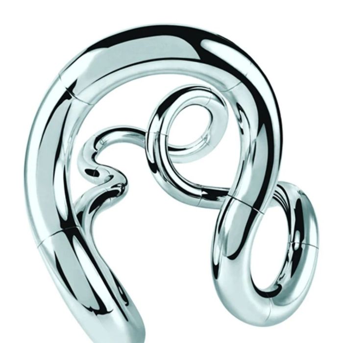 Museum Chrome Tangle – Kinetic Sculptural Art Inspired by the