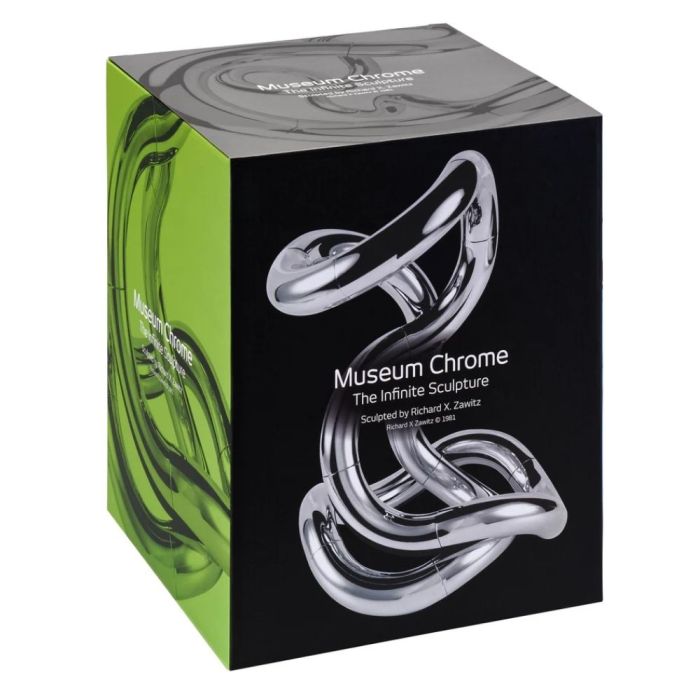 Museum Chrome Tangle – Kinetic Sculptural Art Inspired by the