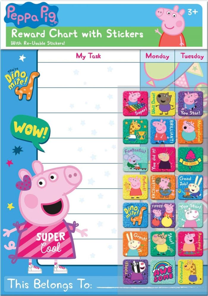 Peppa Pig Rainbow Reward Stickers 