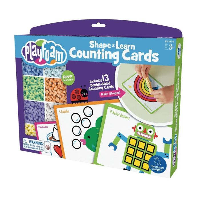 Playfoam Shape and Learn Counting, Maths Numeracy Home Schooling SEN 3+