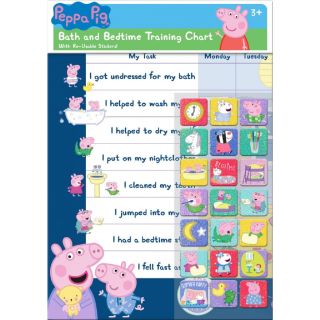 Peppa Pig Reward Chart with Stickers Reusable Visual Behaviour Home School SEN 