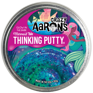 Crazy Aaron's Thinking Putty Glow Mermaid Tale