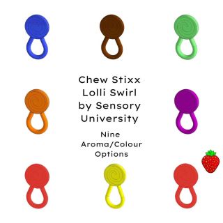 Chew Stixx Swirl Lolli Sensory University Collection Nine Flavours