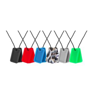 Chewigem Sensooli Dog Tags Pendant Sensory Chew Necklace