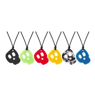 Chewigem Sensooli Skull Pendant Sensory Chew Necklace