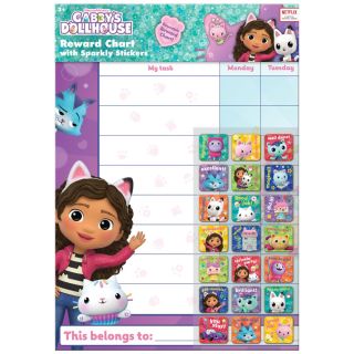 Gabby's Dollhouse Reward Chart Paper Projects