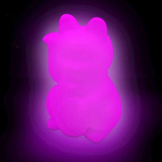 Lumez Squishy Colour Changing Lucky Cat Light 38748 Tobar