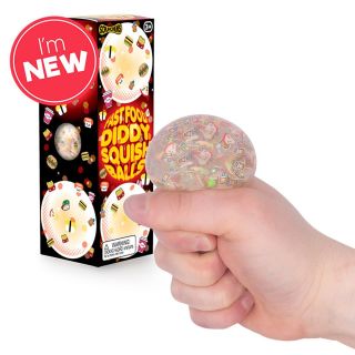 Scrunchems Fast Food Diddy Squish Balls 38741 Tobar