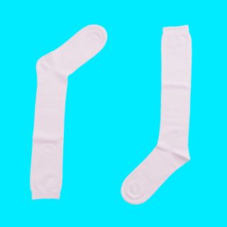 Seamfree Comfort Sensory Socks City of Clouds Knee High White