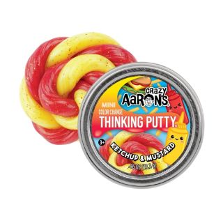 Crazy Aaron’s Thinking Putty – Mini Tin-Ketchup & Mustard