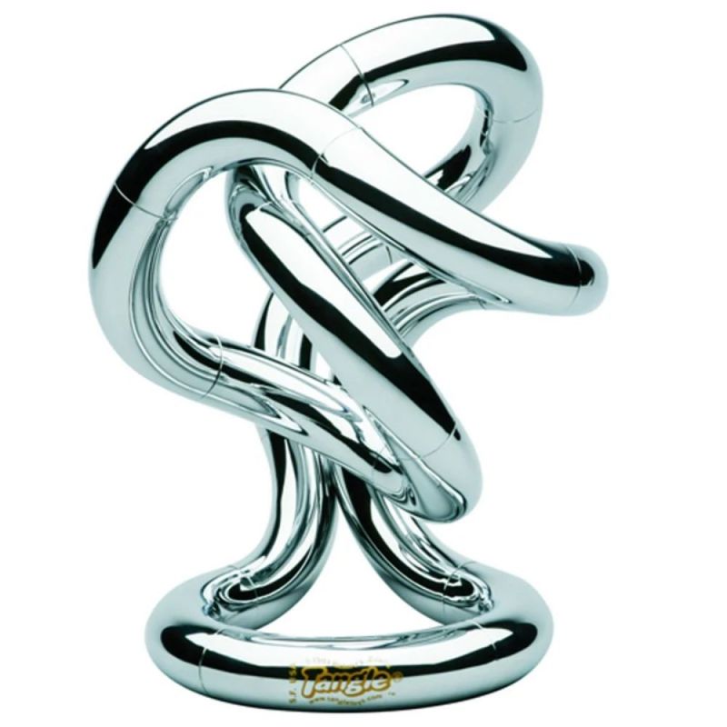 Museum Chrome Tangle – Kinetic Sculptural Art Inspired by the