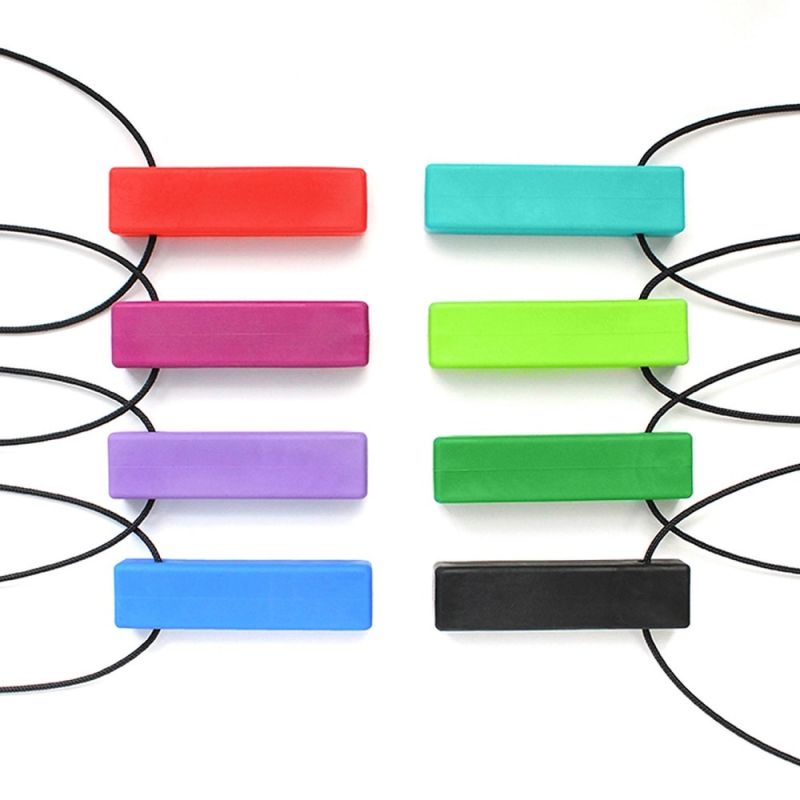 Amazon.com: Tilcare Chew Chew Pencil Sensory Necklace 3 Set - Best for Kids  or Adults That Like Biting or Have Autism – Perfectly Textured Silicone  Chewy Toys - Chewing Pendant for Boys