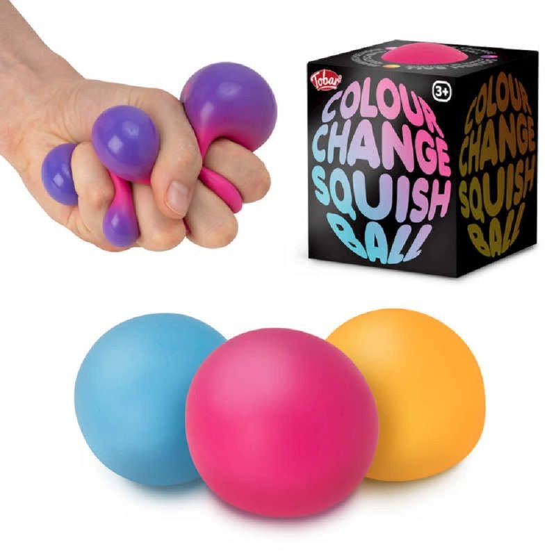 Colour change Sensory Stress Reliever Ball Toy Autism Squeeze Anxiety Fidget UK 