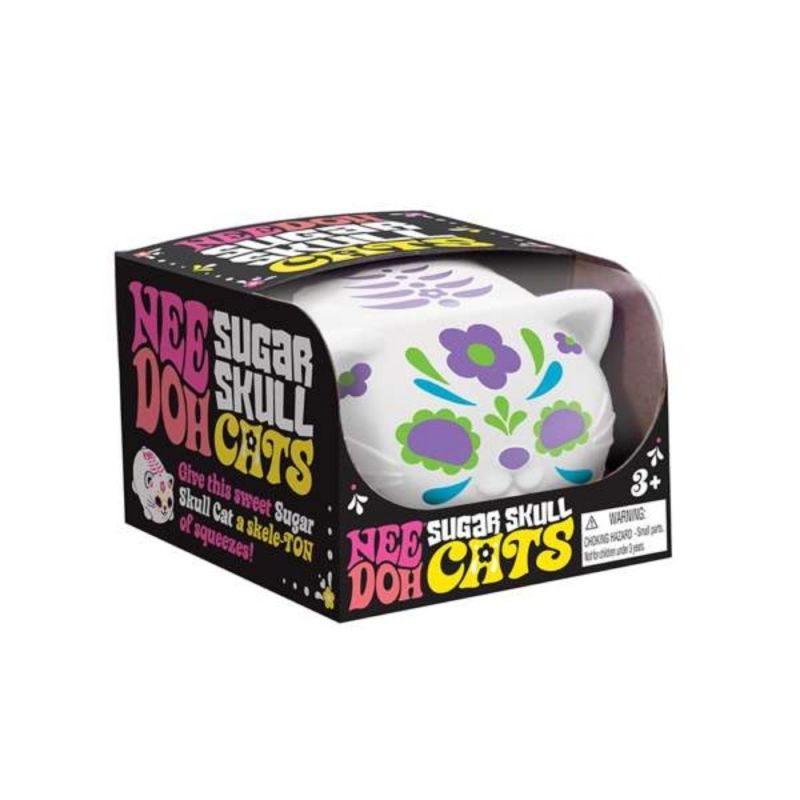 needoh-sugar-skull-cats-glow-in-the-dark-halloween-fidget-toy-for-kids
